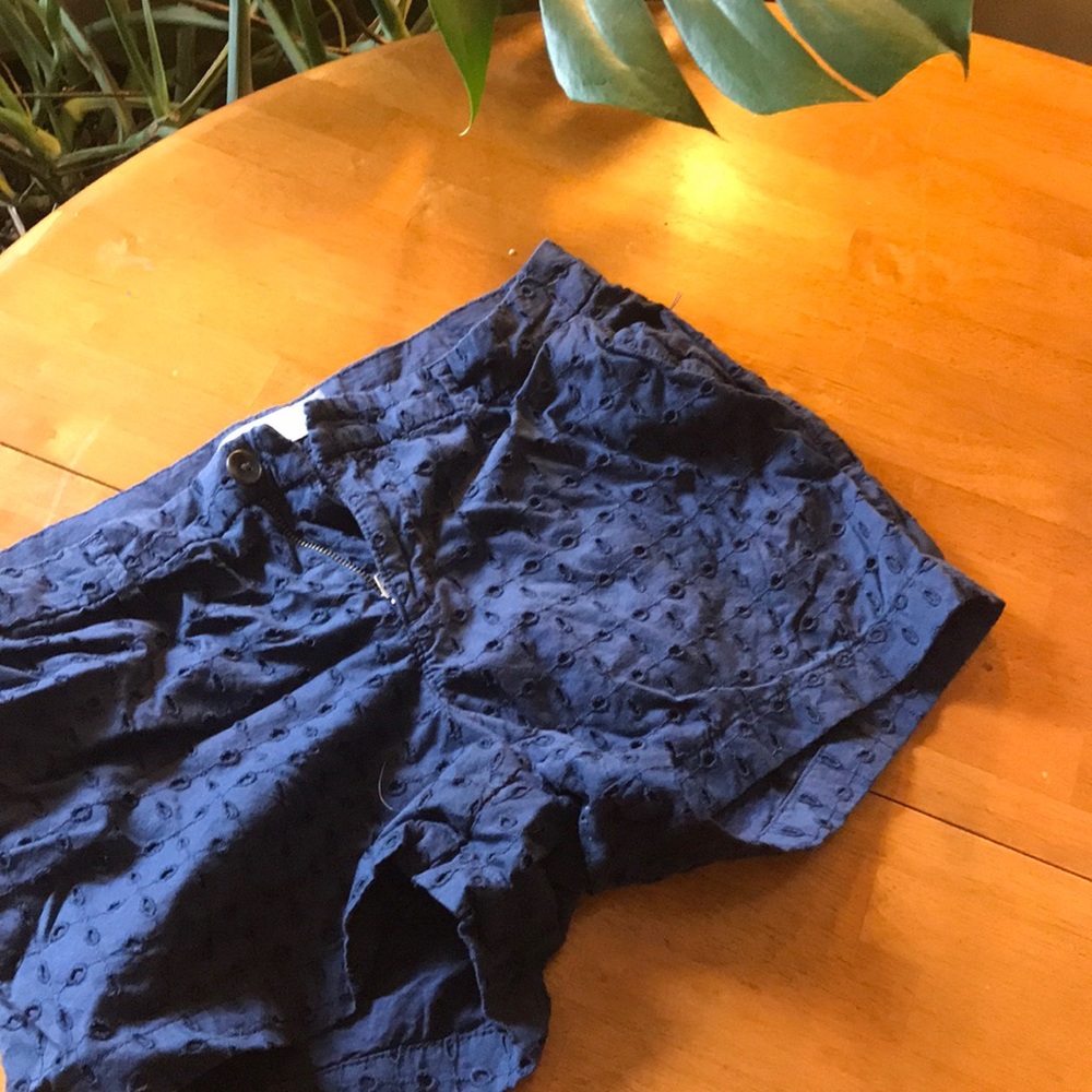 Blue shorts